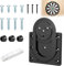 Dart Board Bracket Black, Professional Dart Board Accessories Includes Dartboard Bracket, Screws, Wall Hanging Hooks and Tape Measure