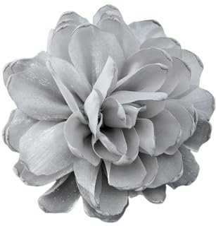 LJRPUPY Épingles à fleurs pour vêtements - Grande broche pour mariage, fête, danse, banquet, robe pour femme, costume, cérémonie, taille unique, Gris