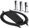 playvital Supporto per PS5/Slim/Pro, Base Stand Verticale per PS5 Pro/Slim/Standard Console Disco&Digitale, Accessorio Salvaspazio Antiscivolo, Stabilità Migliorata, Nero