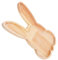 LIFKOME Plateau De Service Lapin En Bois Pour Dessert Pique-niques Décoration De Table Rustique Assiette De Fruits Pour Salade