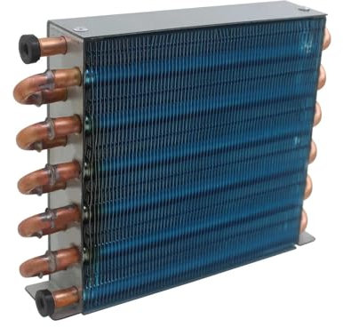 Radiatore Di Raffreddamento Ad Acqua Del Condensatore, Scambiatore Di Calore Dell'evaporatore Con Tubo Di Rame Da 7 Mm Mini(2X6X133)