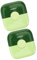 WOFASHPURET Lot De 2 Tondeuses À Cheveux Pour Femmes Ciseaux Pour Pointes Fourchues Peigne Pour Pointes Fourchues Outils De Coupe De Cheveux En Plastique Vert