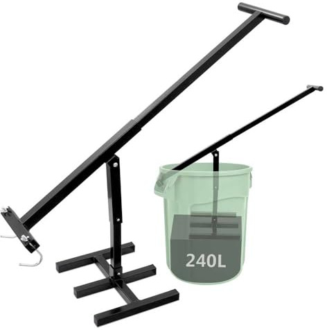 Easylife Bin Compactor for Wheelie Bin, Simple to Use, Easy to Store, Durable, Perfect for 120L and 240L Bins, H25xW92xD29cm - Fully Guaranteed