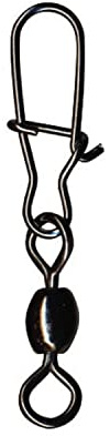 FTM Seika Pro Spin Wirbel mit Duo Lock Karabiner - 10 Angelwirbel zum Spinnfischen auf Hechte, Zander & Barsche, Einhänger, Snaps, Größe/Tragkraft:Gr, 2 / 18kg