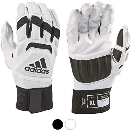 adidas Freak MAX 2.0 gepolsterte Lineman Fußballhandschuhe für Erwachsene, Weiß, Größe 3XL, Premium-Fußballausrüstung