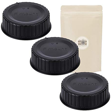 3x AI LF4-3x Copriobiettivo posteriore retro per obiettivi compatibili con Nikon AI F tipo LF4 - Adaptout marca francese