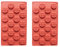 Taihely Lot de 2 moules à gaufres en silicone antiadhésif pour cookies, chocolats, ustensiles de cuisine (B)