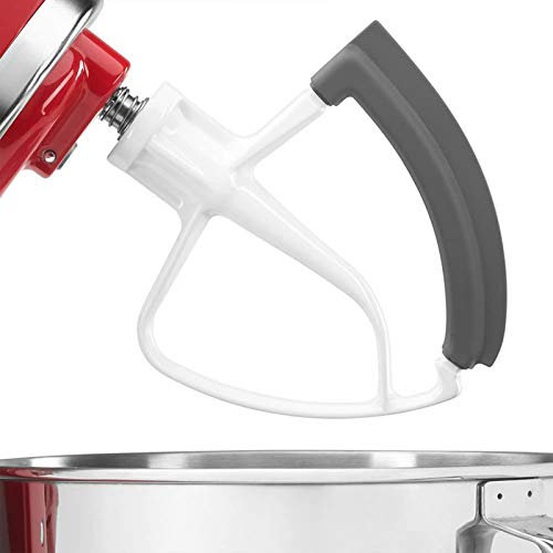 Flex Edge Schlägel für Kitchen Aid, Kitchen Aid Zubehör, Küchenhelfer-Aufsätze für Mixer, Mischschüsseln für 11,4-5 Quart Schüsseln, Schlägel mit Silikonkanten