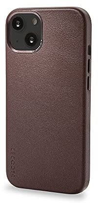 Decoded Back Cover für iPhone 13 (6.1) | Vollnarbenleder (Chocolate Brown)