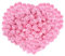 Gearific 200Pcs Mini Artificial Flower Rose Heads, Foam Artificial Rose for DIY Crafts Wedding Party Valentine's Day Festival Home Decoration (Pink)