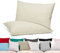 BEAUTEX 2er Set Kissenbezug, Kissenhülle aus gekämmter Baumwolle, Premium Jersey 160g/m², Größe und Farbe wählbar (40x60 cm, Elfenbein)
