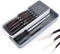 TUNGTAR Expandable Drawer Organizers with Knife Block Knife Drawer Organizer stackable Cutlery Tray Knife Holder adjustable drawer tray with Knife Block 9 Knives slot DIY drawer organizer