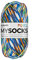 myboshi mysocks Pixel, 6-fädige Sockenwolle, strapazierfähig, Garn aus Schurwolle, filzfrei, 150g, Ll 390m Grün (Booker), 1 Knäuel