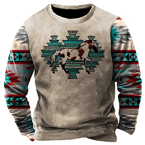 ODJOY-FAN Herren Langarm Sweatshirt Sports Hoodie Für Paare Warm Pulli Hoodie Pullover Hoodies Mode Lose 3D Gedruckt Pullover Jacke Kostüm Sweatshirt