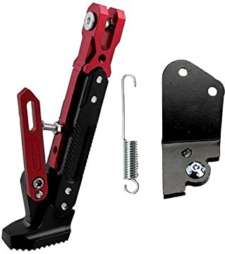 Motorrad Standplatte Für Italjet Für Dragster 200 125 Einstellbare CNC Motorrad Modifizierter Fußständer Kick Seitenständer Ständer Platte Pad