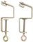 Strickmaschinen-Tischklemme, 2 Stück Ersatz-Tischklemmen, Metall-Strickmaschinen-Zubehör, Weitgehend Kompatibel für KR830 KR840 KR850