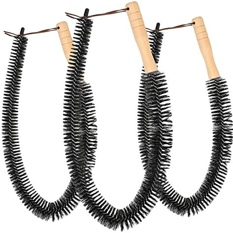 Beaupretty Brosse De Nettoyage De Radiateur À Poils Flexibles Lot De 3 pour Un Dépoussiérage Et Un Nettoyage en Profondeur