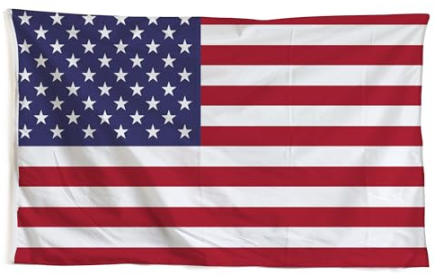TrendandStylez Bandera de Estados Unidos, 90 x 150 cm, con ojales para mástil, resistente a la intemperie
