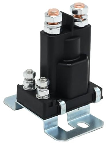 Ollanoos 3916301 12V 500A DC 4 Pin SPST Car Auto Start Contactor Double Batteries Isolator Control on/Off Switch High Current Starter Relay