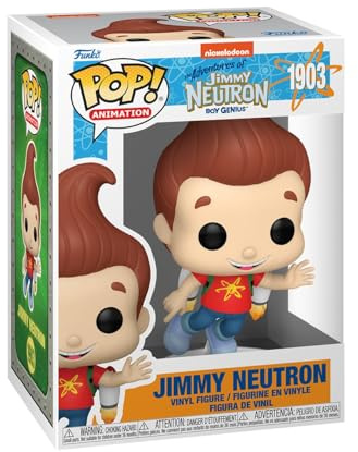 Funko POP! Animation: Jimmy Neutron - Jimmy | Offizielles Cartoon/Animation Merch - Vinyl Sammelfigur als Regal Deko - Geschenkidee zum Geburtstag für Fans und Sammler