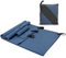 Alyvisun 4Pcs Microfibre Towel Set, Quick Dry Travel Towel [Compact & Ultralight], Super Absorbent Sports Towel in 3 Sizes for Swimming Beach Running Cycling Gym Yoga - Blue