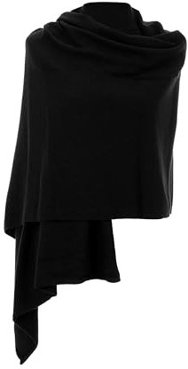 MAPIMANIA - Wintermantel Damen Lang aus Kaschmir und Wolle, Cashmere Stola Winter, Schultertuch für Abendkleid Made in Italy