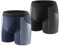 Carer 2er Pack Bambus Herren Inkontinenz Boxershorts waschbar leichte und atmungsaktive Inkontinenz Pants Männer mit 100 ml saugfähiger Unterlage schwarz und blau, Größe XL