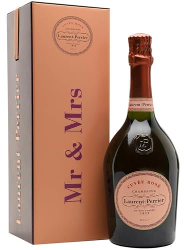 Laurent-Perrier Rose Champagne In Mr & Mrs Tin 75cl