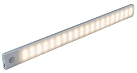 Fangxuee Under Cabinet Wireless Lighting Light 24in Motion Sensor LED Light 1000mAh Rechargeable Closet Lights Dimming
