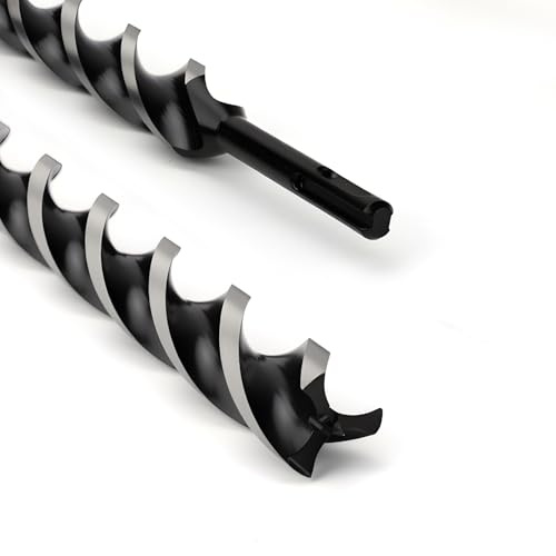 Mèche serpent 25x460mm Sds Plus foret à bois pour bois tendre, bois dur avec pointe de centrage