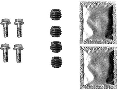 HELLA 8DZ 355 201-601 Accessory Kit, brake caliper - K0396 - Brake System: TRW/Sumitomo/Akebono - for e.g. ACURA / HONDA / MG / ROVER / TOYOTA
