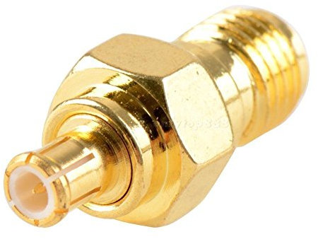 Saide Elektronik 2 RF-Koaxial-Adadpter SMA Buchse auf MCX Stecker