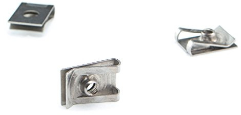 Edelstahl Blechmutter M5 Clipse Klemmen A2 Schnappmutter Federmutter metrisch 5mm Gewinde