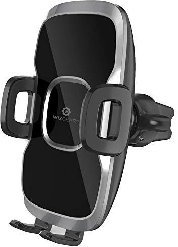 WizGear Phone Holder for Car, Car Phone Mount Air Vent Cell Phone Holder for Car, Air Vent Phone Holder for Car With Twist Lock Base Compatible with iPhone Xs/XS Max / 8/7 / 6, Galaxy S and More