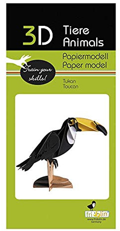 Fridolin 11621 3D-Papiermodell - Tukan