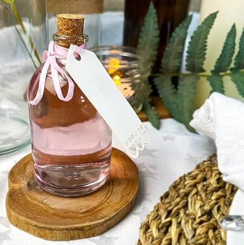 Pack of 100 X 100ml Small Glass Bottle with Corks. Ideal for Small Gifts of liqueurs, Spirits & Wines.Perfect for Crafters - Sand and Sparkle displays, Scenes and Creations