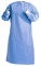 Disposable Medical Isolation Gowns Aprons with Enhanced Fluid Resistance Level III(10 Pack), Full Body Protection, Long Sleeves with Knitted Cuff Ends(10)