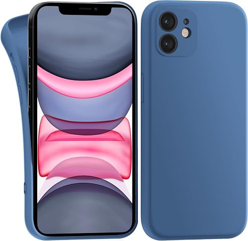 MyGadget Funda para iPhone 11 en Silicona TPU - Carcasa Slim & Flexible - Case Resistente Antigolpes y Anti choques - Ultra Protectora Azul Oscuro
