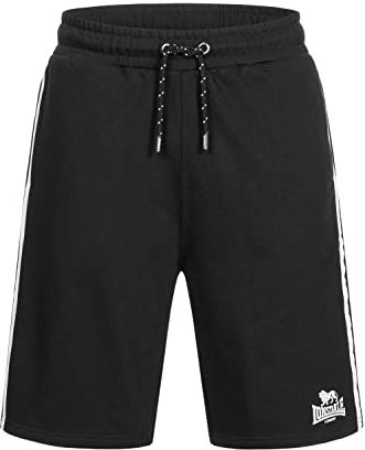 Lonsdale Men's CRAIGSTON Dress Pants, Black/White, XXL