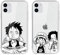 [2 Confezioni] Custodia per Apple iPhone 14 Pro 6,1,Anime Ace Protezione Case, Trasparente Morbida TPU Silicone Cover Compatibile con iPhone 14 Pro