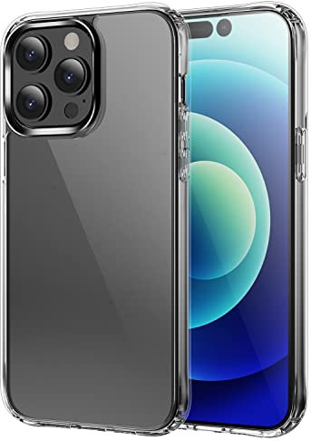Tech MD Crystal Clear Transparent for iPhone 14 Pro Max 6.7'' Gel Case | Comes with Anti-Scratch, Shock Absorption and Anti-Yellowing Protection | Slim-Fit Soft Silicone Cover (Shockproof)