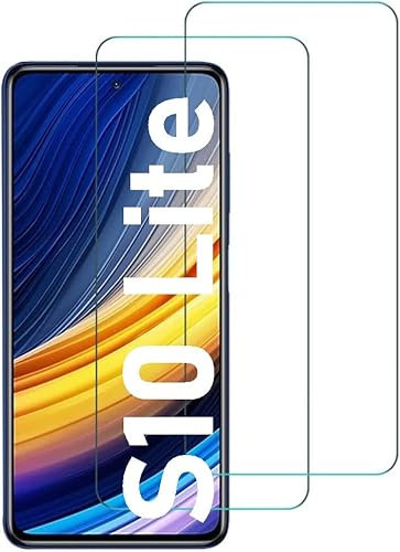 [2 Stück] Panzer Schutzglas für Samsung Galaxy S10 Lite 9H Härte, Echt Hart Tempered Glass, HD Displayschutzfolie, 2.5D, Ultra-klar, Kratzfest
