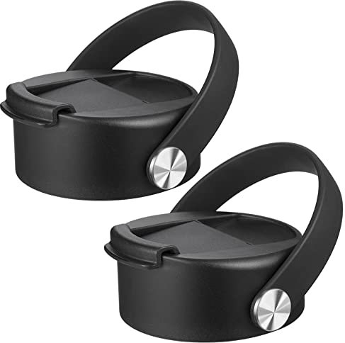 Tzuoieo Klappdeckel für Hydro Flask Wide Mouth 32 1.134 ml mit flexiblem Griff, Ersatz-Kaffeedeckel, kompatibel mit Hydroflask, Nalgene und mehr. Top-Wasserflaschen-Marken, 900 ml, 1.1 l