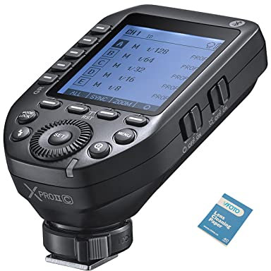 Godox XProII-C 2.4G Flash Trigger Transmitter TTL Autoflash 1/8000s Bluetooth-kontrol, Scanningsfunktion Kompatibel für Canon R5 R6 5D 6D, 60D, 50D, 500D 450D, 400D,100D, 11 00D, M5,M3 DSLR Kameras