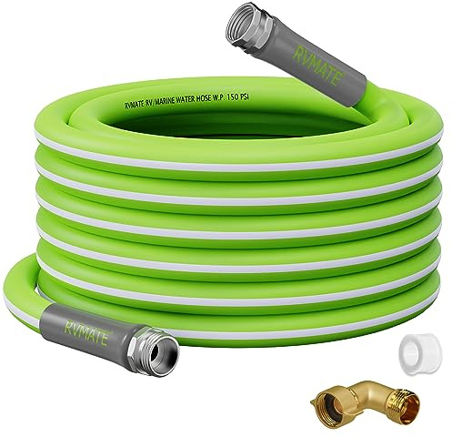 RVMATE Wohnmobil-Wasserschlauch, 15 m, 1,6 cm Innendurchmesser, Gartenschlauch