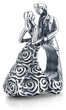 NINGAN Bal romantique 925 perles en argent sterling Bracelet pour femme Cadeaux pour femme