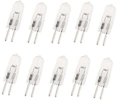 oniroview Lampadina Alogena 24V 50W Bispina GY6.35 Vetro Rinforzato per Usi Intensivi e Industriali (10)