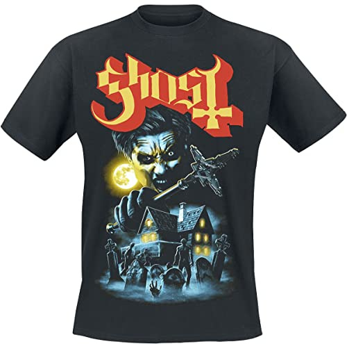Ghost by The Cemetery Männer T-Shirt schwarz S 100% Baumwolle Band-Merch, Bands, Nachhaltigkeit