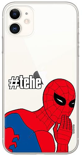 ERT GROUP Handyhülle für iPhone 11 Original und offiziell Lizenziertes Marvel Muster Spider Man 028 optimal an die Form des Handy angepasst, teilweise transparent