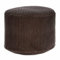 DreamRoots Pouf Hocker - Hocker Rund Cord 50x50x35 cm - Couch Hocker Wohnzimmer - Sitzpouf Rund - Fußhocker Für Sessel - Sitzhocker Rund - Hocker Couch - Hocker Sofa